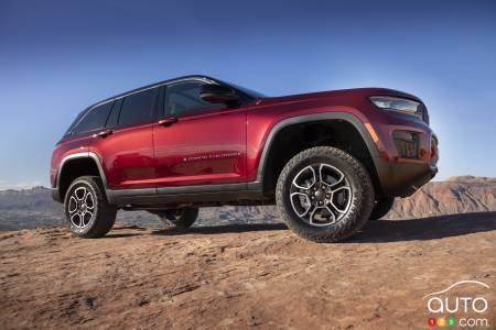 Red 2022 Jeep Grand Cherokee